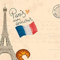 France postcard