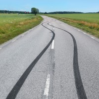 website road skid