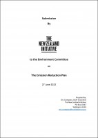 Cover Submission on the Emissions Reduction Plan