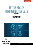 Research Note Better health through data with outline
