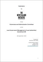 Submission local government outline