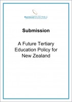 Submission A future tertiary education policy for New Zealand