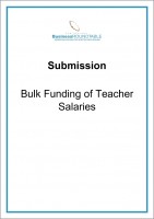 Submission Bulk Funding of Teacher Salaries