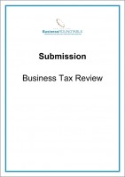 Submission Business Tax Review