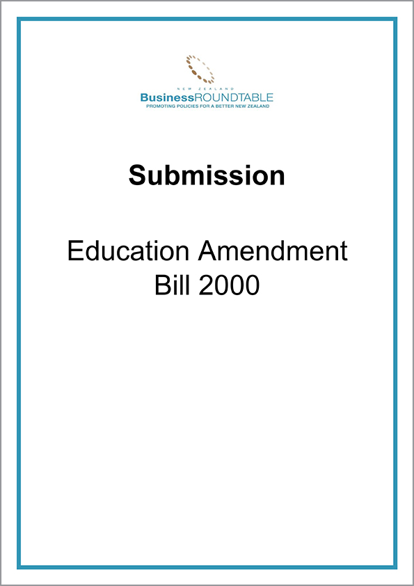 Submission Education Amendment Bill 2000
