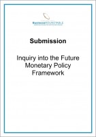 Submission Inquiry into the Future Monetary Policy Framework