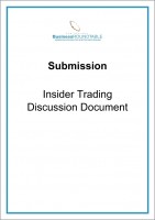 Submission Insider Trading Discussion Document