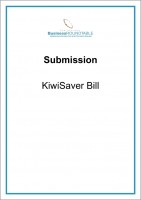 Submission KiwiSaver Bill