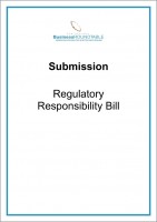 Submission Regulatory Responsibility Bill