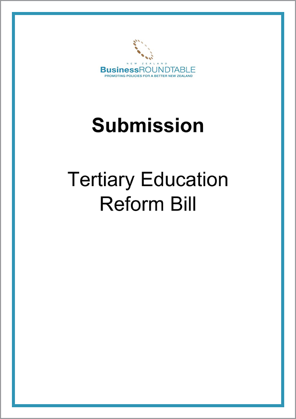 Submission Tertiary Education Reform Bill