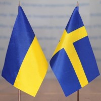Sweden Ukraine flag sq